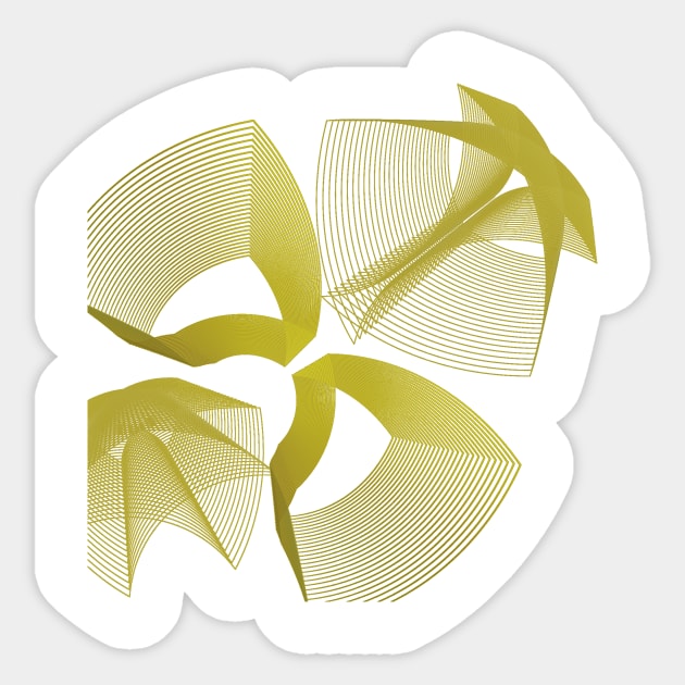 Gold Geometric Luxury abstract Sticker by carolsalazar